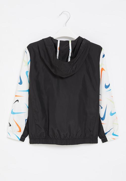 Nike - Nkb nsw woven anorak aop - black