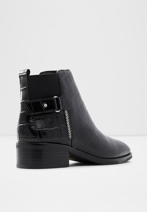 ALDO - Oneraven leather boot - black