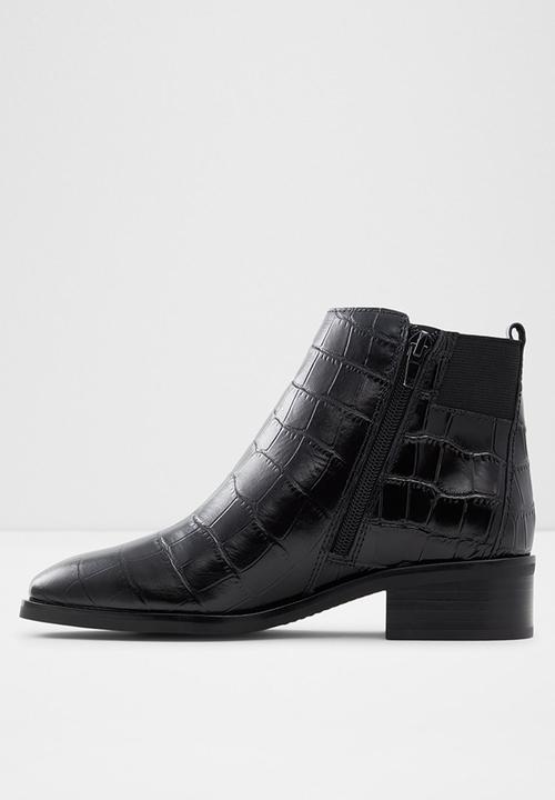 ALDO - Oneraven leather boot - black