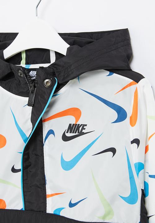 Nike - Nkb nsw woven anorak aop - black
