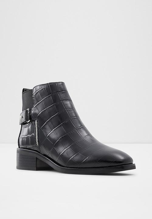 ALDO - Oneraven leather boot - black