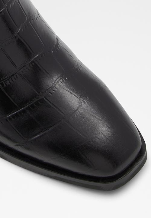 ALDO - Oneraven leather boot - black