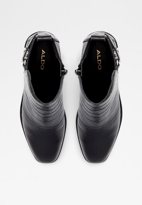 ALDO - Oneraven leather boot - black