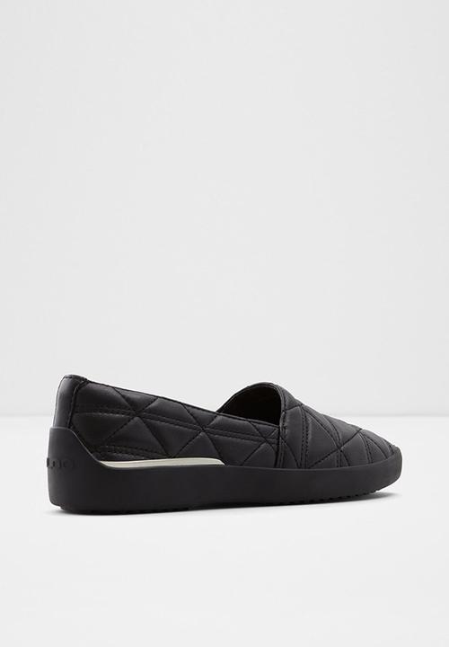 ALDO - Quilten leather slip-on - black