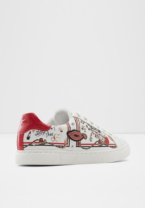 ALDO - Meday sneaker - white & red