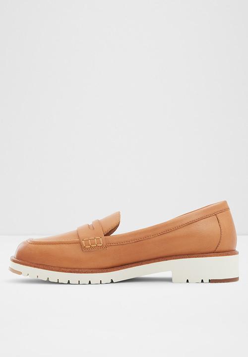 ALDO - Ibreda leather loafer - medium brown