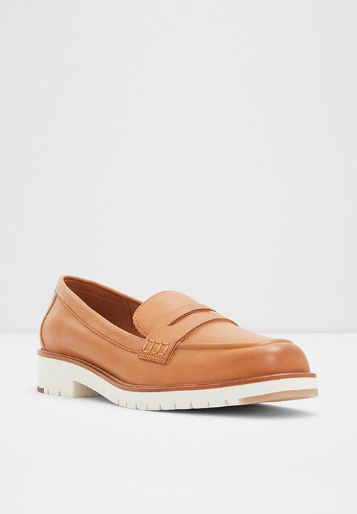 ALDO - Ibreda leather loafer - medium brown