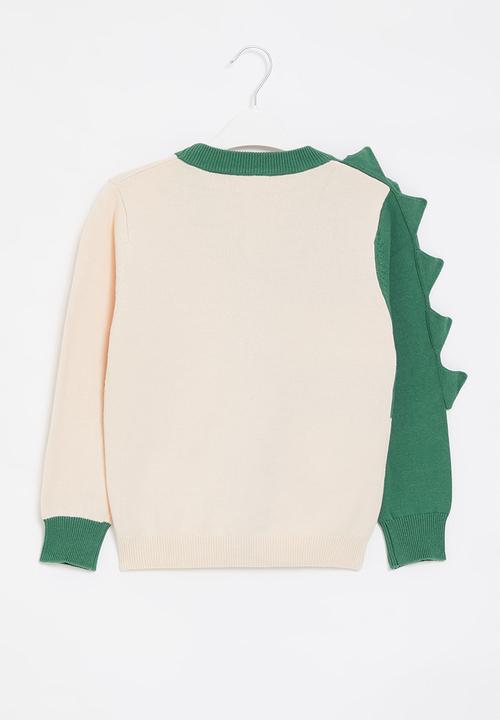 Pop Candy - Boys dino cardigan - green