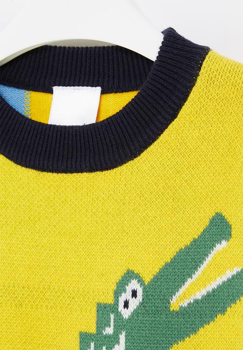 Pop Candy - Boys crocodile sweater - multi