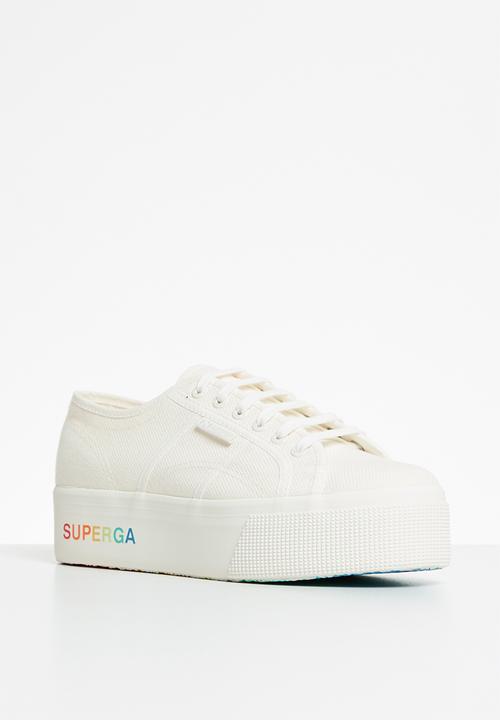 SUPERGA - 2790 shaded lettering - white avorio