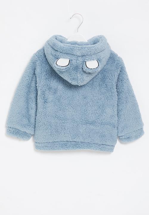 Pop Candy - Boys hooded jacket with ears - blue