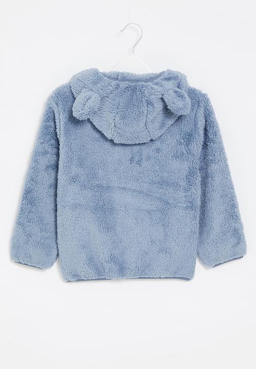 Pop Candy - Boys teddy jacket - blue