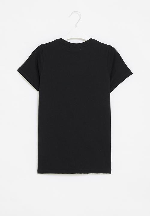 Superbalist - Tween boys smiley graphic tee - black