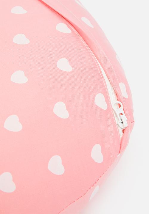 Pop Candy - Heart print pillow - pink