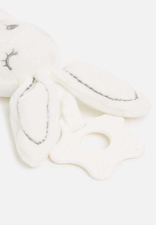 Pop Candy - Baby bunny soft toy - cream & pink