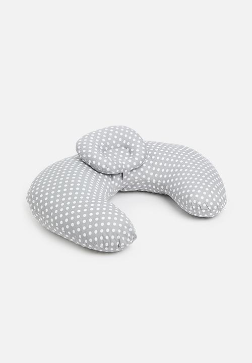 Pop Candy - Polka dot pillow - grey