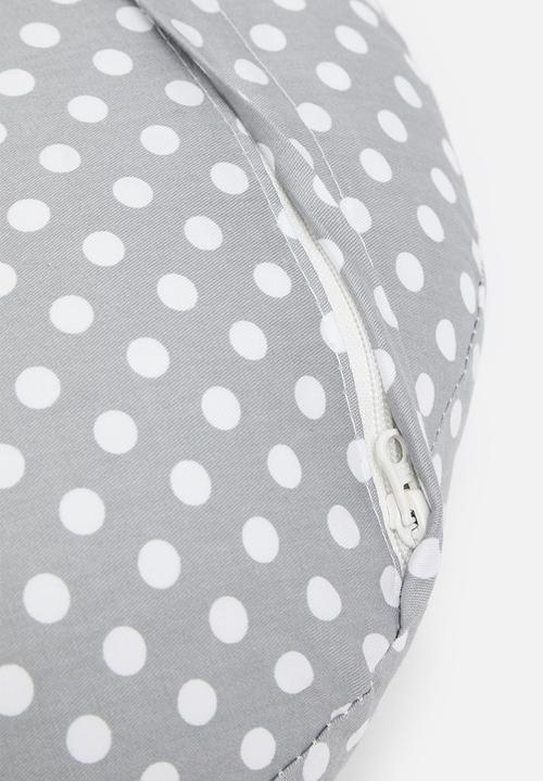 Pop Candy - Polka dot pillow - grey