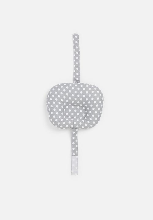 Pop Candy - Polka dot pillow - grey