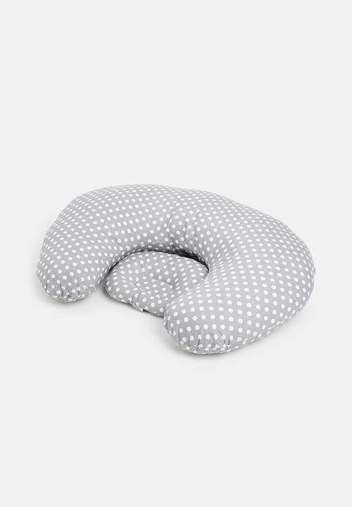 Pop Candy - Polka dot pillow - grey