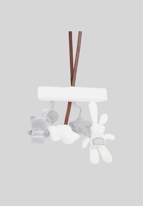 Pop Candy - Pram toy - white & grey