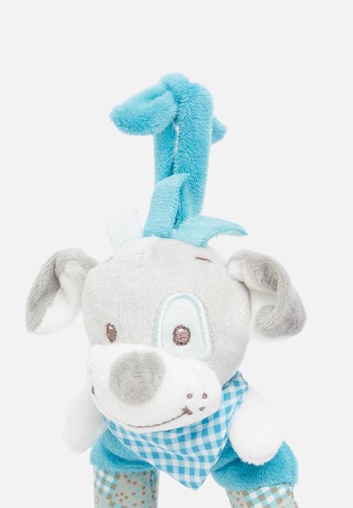 Pop Candy - Pram toy - blue & grey 