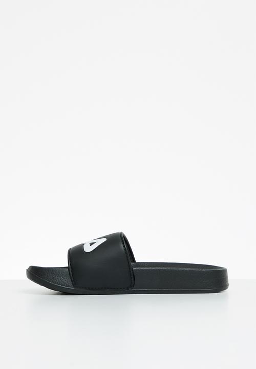 FILA - Hillside slide - black/chinese red/white