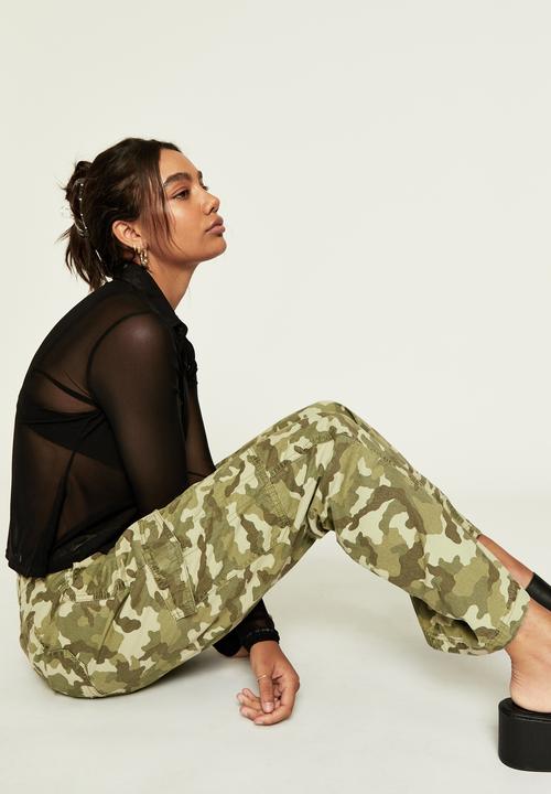 Supré  - Mikayla cargo pant - jordan camo khaki