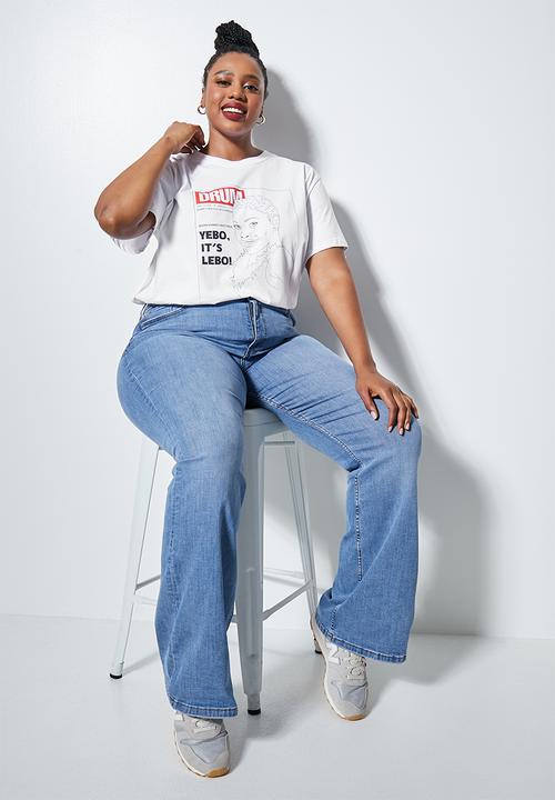 Superbalist - Drum Lebo line drawing tee - white