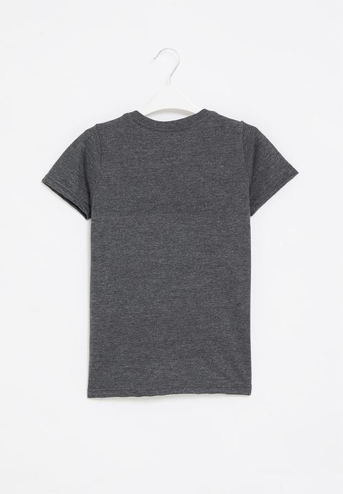 Rebel Republic - Boys graphic tee - charcoal