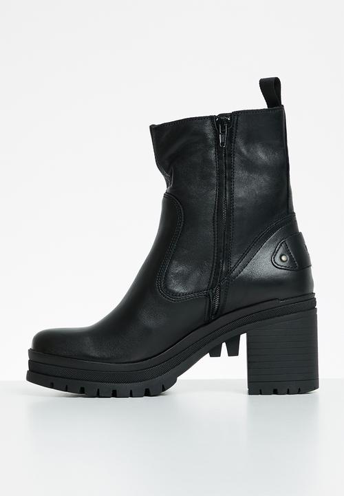 Palladium Manufacture - Mona 01 nappa leather - black