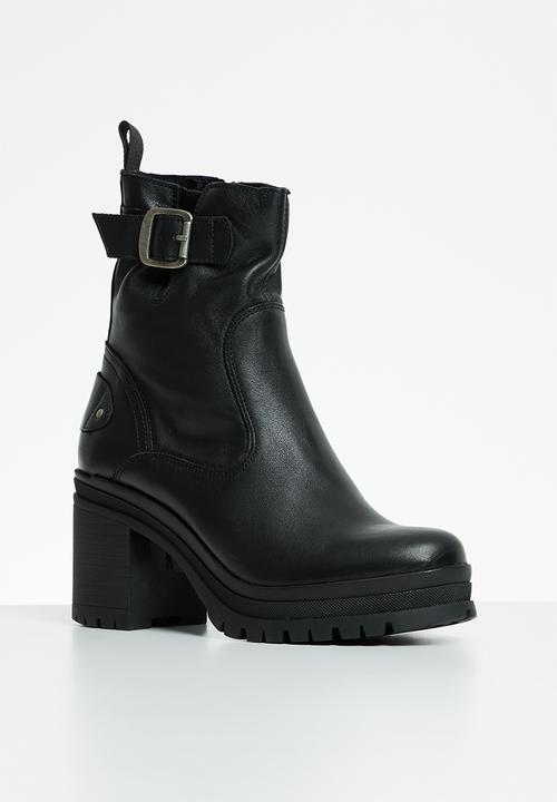 Palladium Manufacture - Mona 01 nappa leather - black