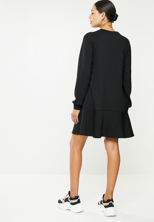 Glamorous - Knitted mercury dress - black