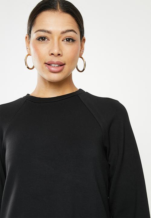 Glamorous - Knitted mercury dress - black