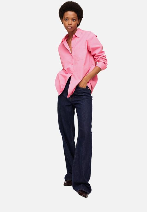 MANGO - Shirt bej - pink