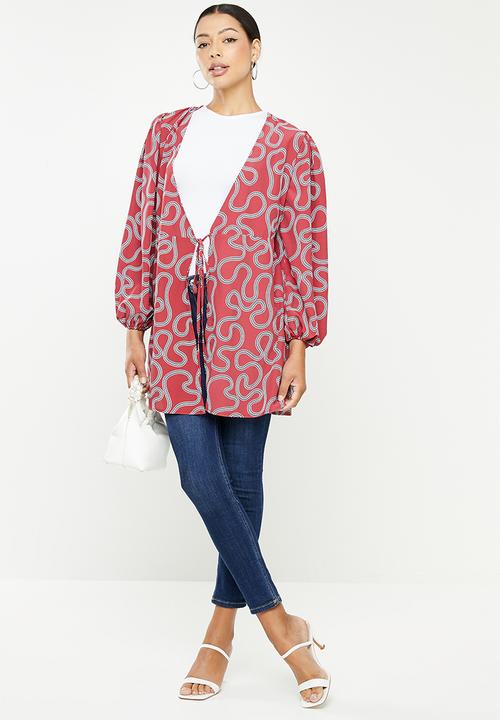 Glamorous - Abstract volume sleeve - pink