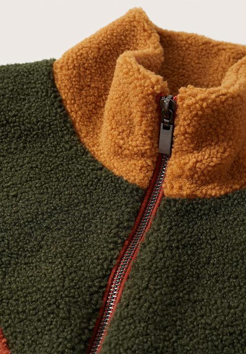 MANGO - Plus jacket gestalt - brown