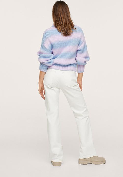 MANGO - Sweater rocho - light pastel purple