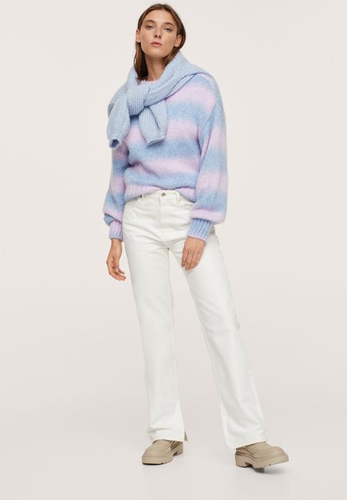 MANGO - Sweater rocho - light pastel purple