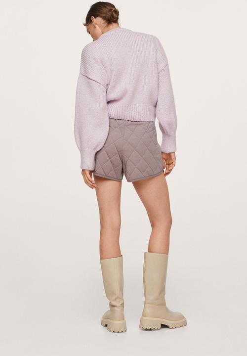 MANGO - Sweater corona - light pastel purple