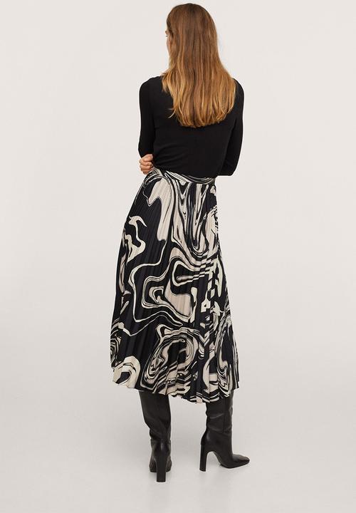 MANGO - Skirt quant2 - black