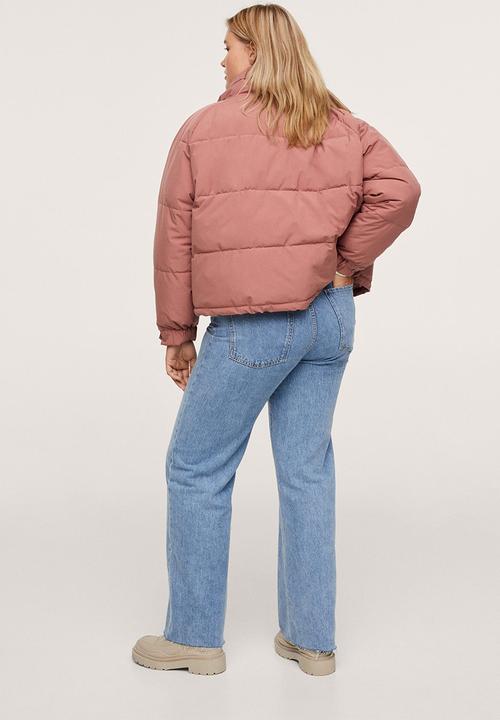 MANGO - Plus anorak cherry - light pastel pink