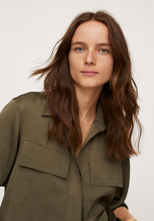 MANGO - Shirt aida - khaki 