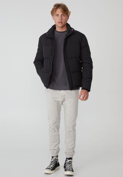 Cotton On - Drake cuffed pant - vintage ice grey
