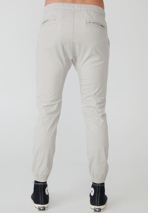 Cotton On - Drake cuffed pant - vintage ice grey