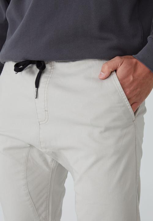 Cotton On - Drake cuffed pant - vintage ice grey