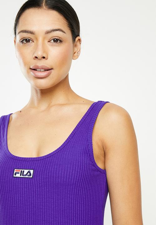 FILA - Vee crop top - spectrum blue