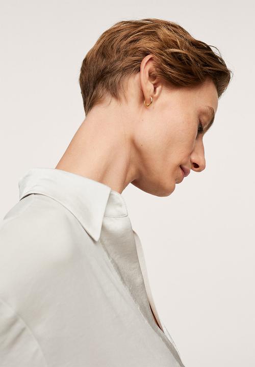 MANGO - Shirt daniela - ecru 