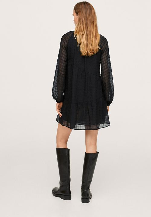 MANGO - Dress match - black