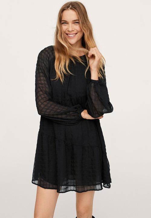 MANGO - Dress match - black