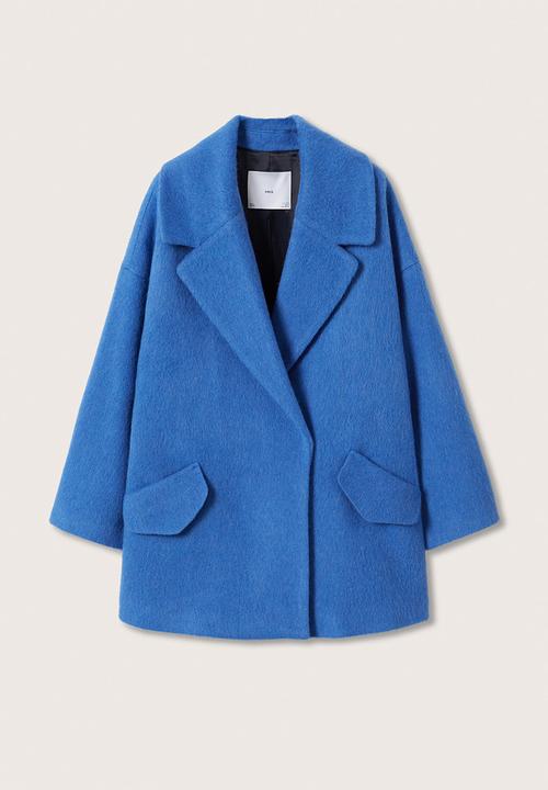 MANGO - Coat pulpo - medium blue